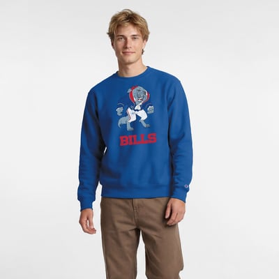Buffalo Bills Disney x Champion Beast Powerblend Sweatshirt - Royal