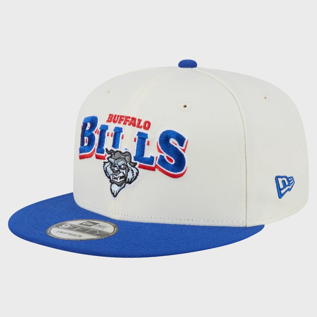 Disney x New Era Buffalo Bills Cream/Royal Beast 9FIFTY Snapback Hat