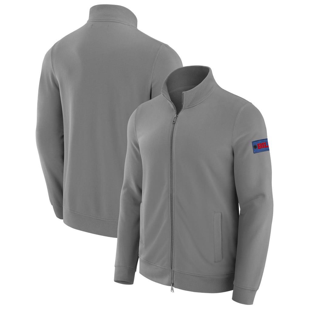 Buffalo Bills J. Palmer QB1 Full-Zip Sweatshirt - Graphite