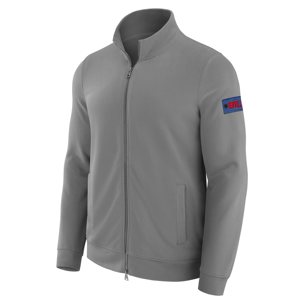 Buffalo Bills J. Palmer QB1 Full-Zip Sweatshirt - Graphite
