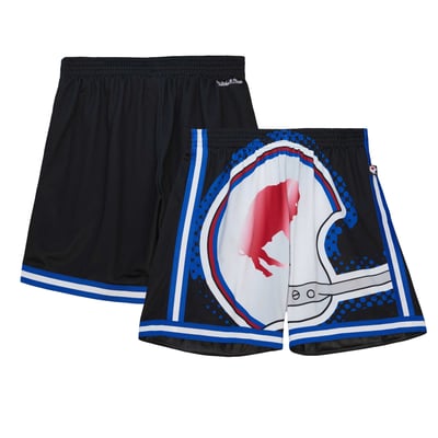  Buffalo Bills Mitchell & Ness Big Face 7.0 Fashion Shorts - Black