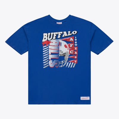 Buffalo Bills Mitchell & Ness Core Essentials Street Graphic T-Shirt - Royal
