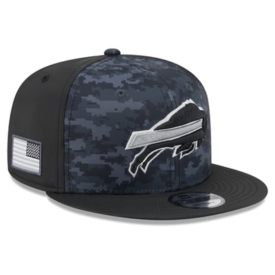 Buffalo Bills New Era 2026 Salute To Service 9FIFTY Snapback Hat - Black