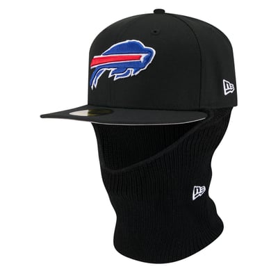  Buffalo Bills New Era 59FIFTY Balaclava Fitted Hat - Black
