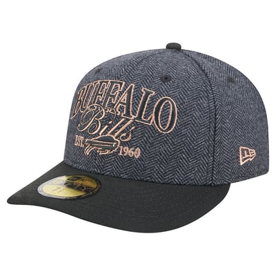 Buffalo Bills New Era Faux Wool 59FIFTY Fitted Hat - Black