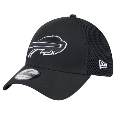 New Era Buffalo Bills Black Main Neo 39THIRTY Flex Hat