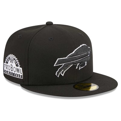Buffalo Bills New Era  Main Patch 59FIFTY Fitted Hat - Black