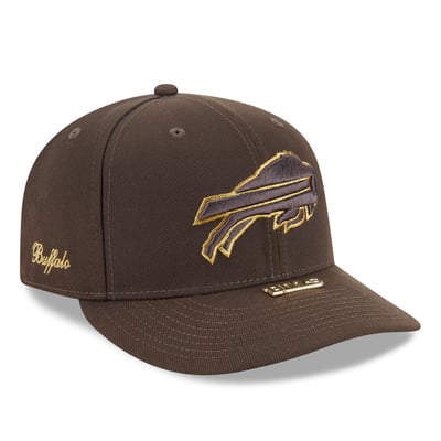 Buffalo Bills New Era Visor Pin A-Frame 59FIFTY Fitted Hat - Brown
