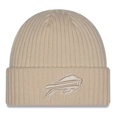  Buffalo Bills New Era Color Pack Cuffed Knit Hat - Cream