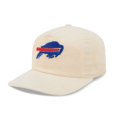Buffalo Bills New Era Corduroy 19TWENTY Adjustable Hat - Cream
