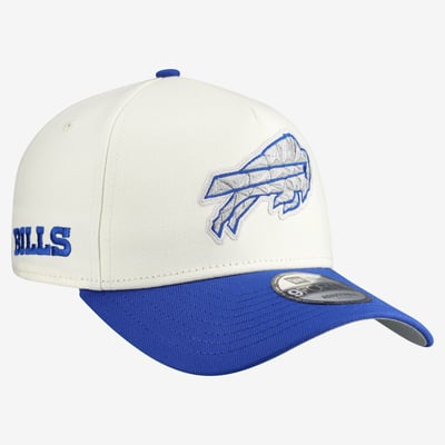  Buffalo Bills New Era Rivalries Collection 9FORTY A-Frame Adjustable Hat - Cream