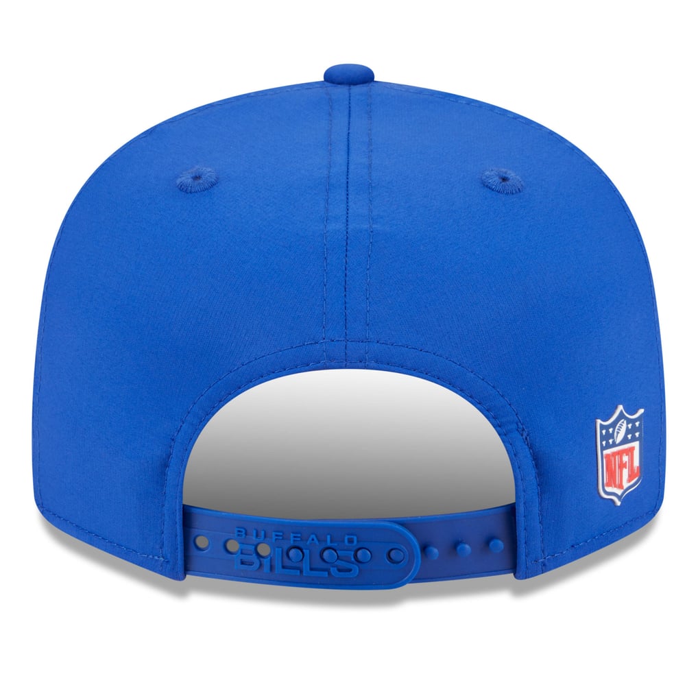 Buffalo Bills New Era 2025 Sideline  Split Panel 9FIFTY Snapback Hat - Royal