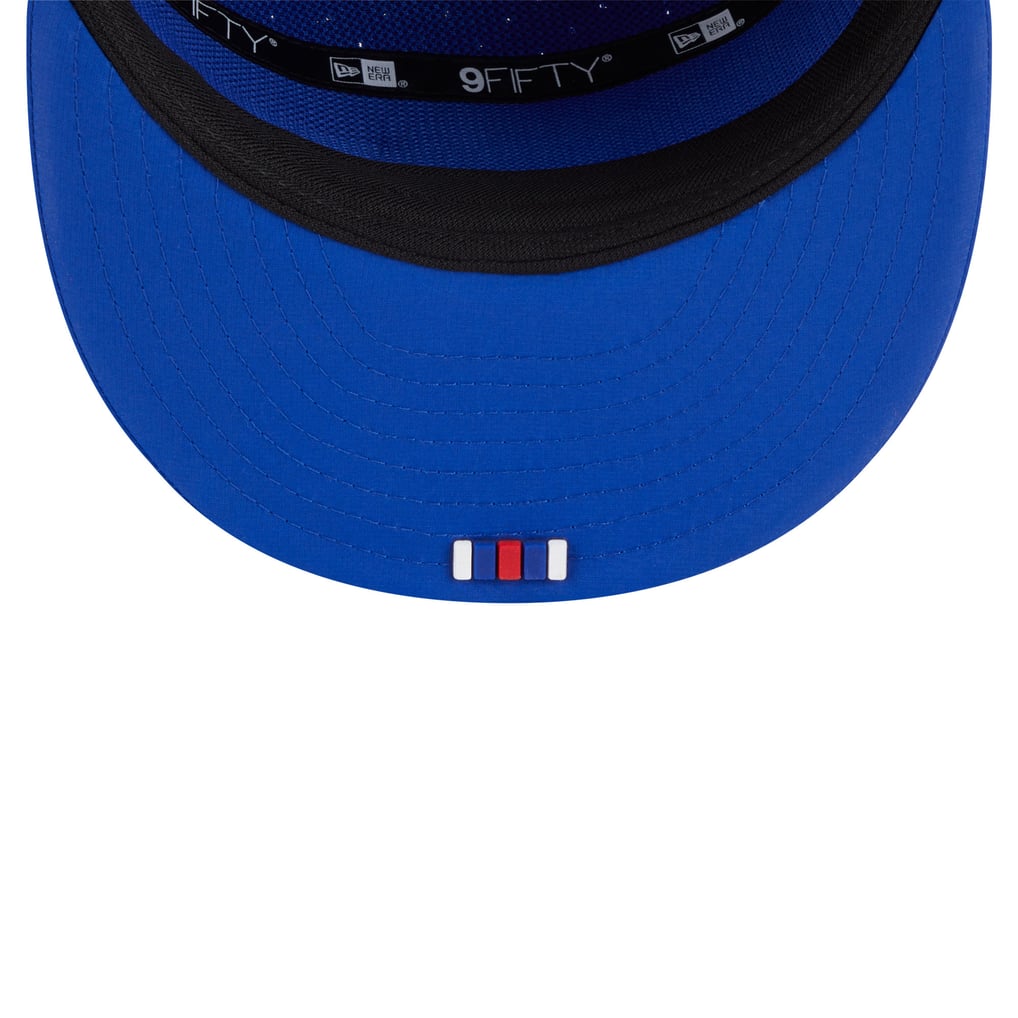 Buffalo Bills New Era 2025 Sideline  Split Panel 9FIFTY Snapback Hat - Royal