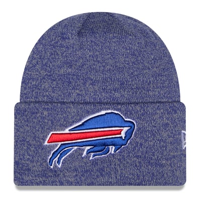 Buffalo Bills New Era Marled Cuffed Knit Hat - Royal