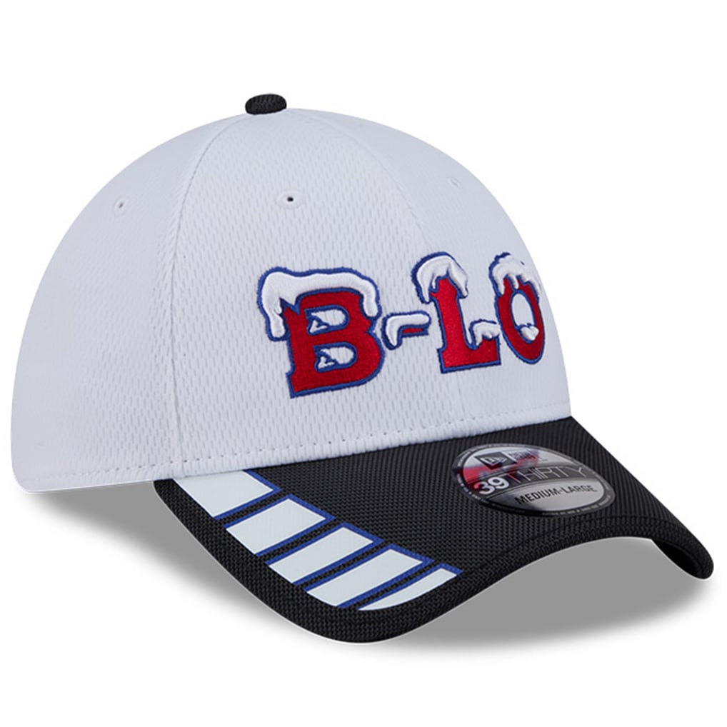  Buffalo Bills New Era Rivalries Collection Fan Pack 39THIRTY Flex Hat - White