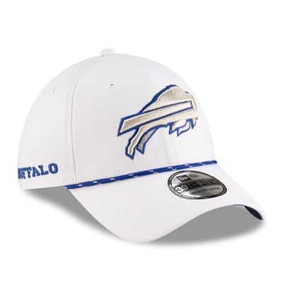  Buffalo Bills New Era Rivalries Collection Sideline 39THIRTY Flex Hat - White