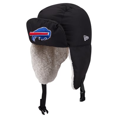  Buffalo Bills New Era x Alpha Industries Puffer Quilted Trapper Hat - Black
