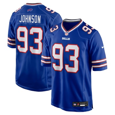 Austin Johnson Buffalo Bills Nike Team Game Jersey - Royal