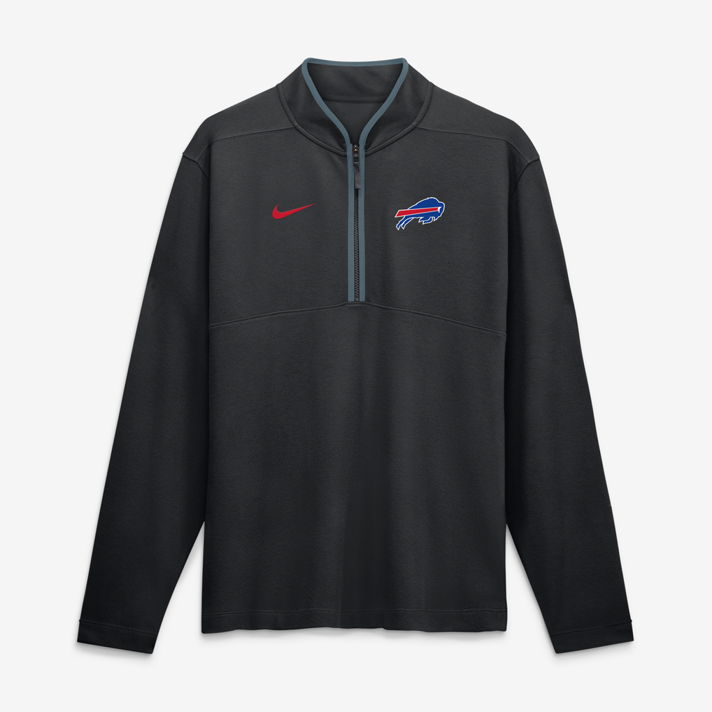  Buffalo Bills Nike Dri-FIT Victory Half-Zip Pullover - Black