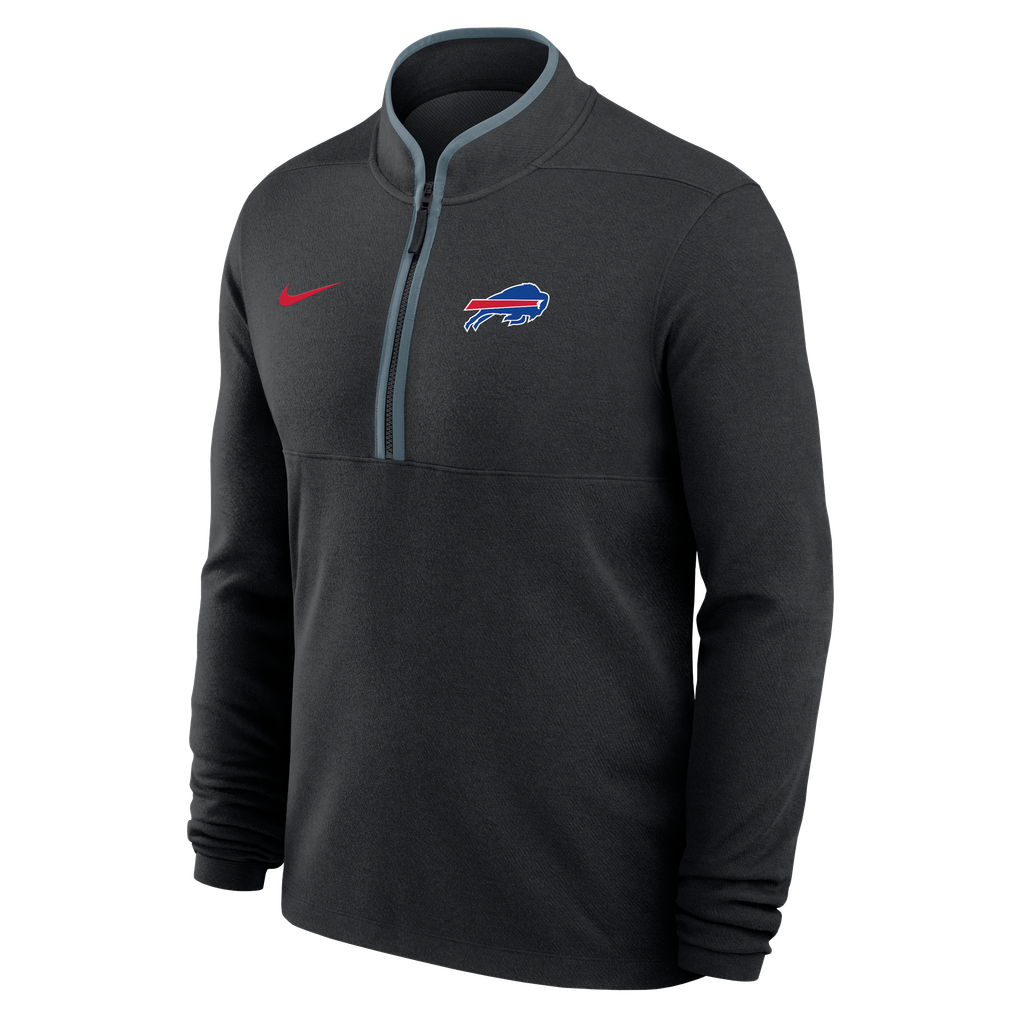  Buffalo Bills Nike Dri-FIT Victory Half-Zip Pullover - Black