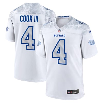 James Cook III Buffalo Bills Nike Rivalries Collection Game Jersey - White