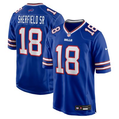 Trent Sherfield Sr. Buffalo Bills Nike Team Game Jersey - Royal