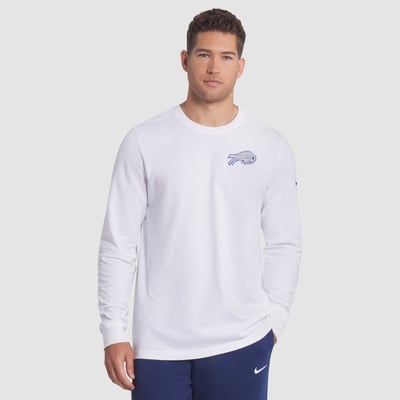  Buffalo Bills Nike Rivalries Collection Essential Long Sleeve T-Shirt - White