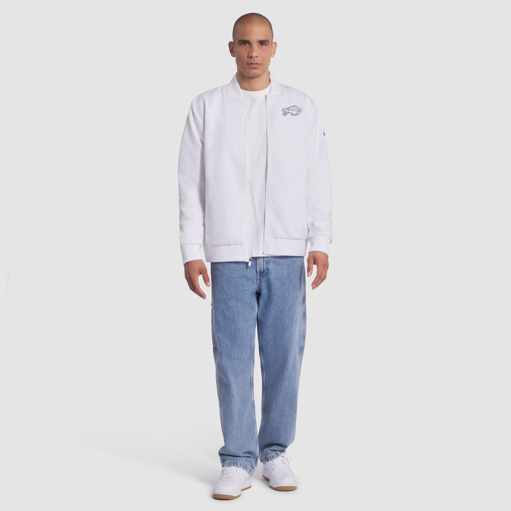  Buffalo Bills Nike Rivalries Collection Sideline Full-Zip Bomber Jacket - White