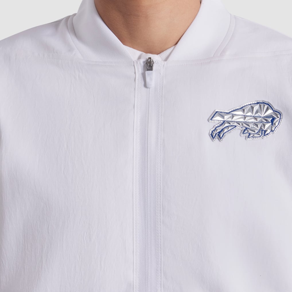  Buffalo Bills Nike Rivalries Collection Sideline Full-Zip Bomber Jacket - White