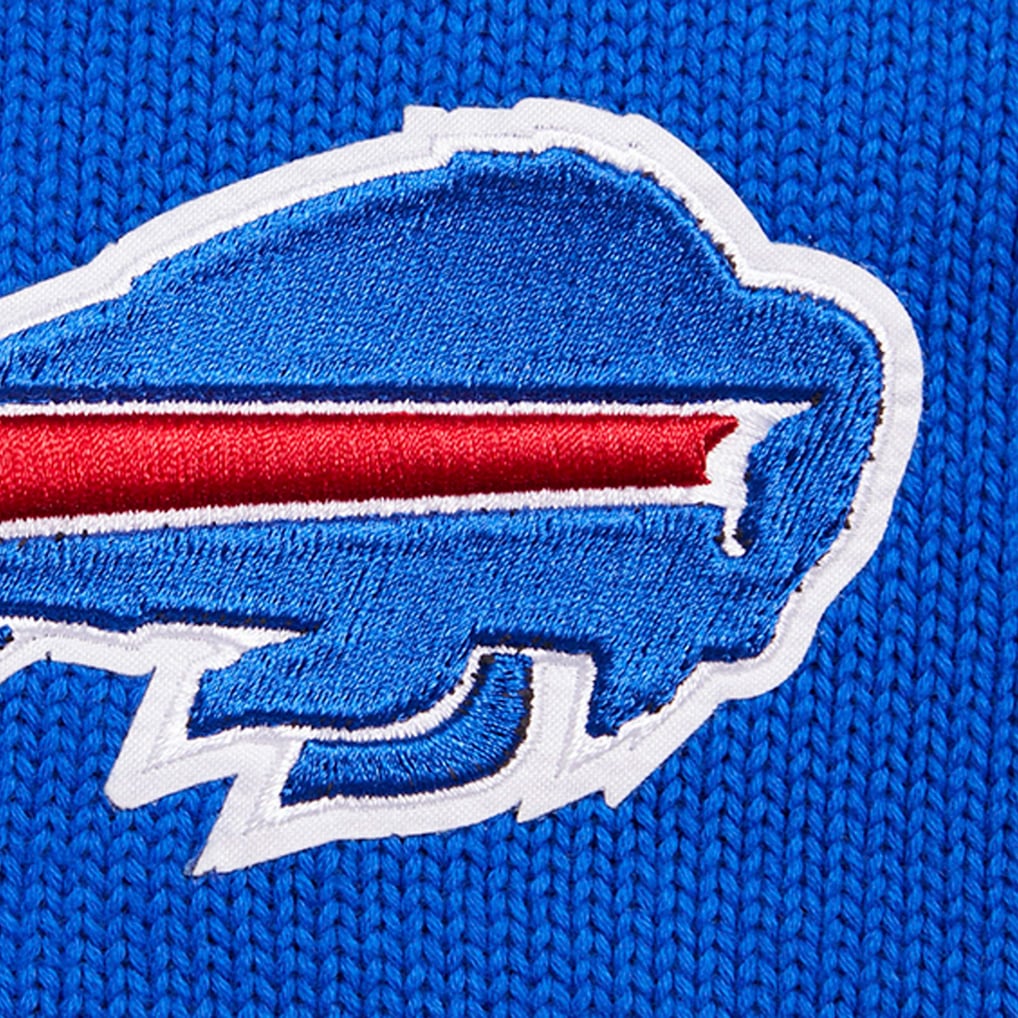 Buffalo Bills Pro Standard Crewneck Pullover Sweater & Cuffed Knit Hat Box Gift Set - Royal