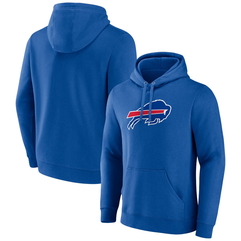 Buffalo Bills Primary Logo Fitted Pullover Hoodie - Royal