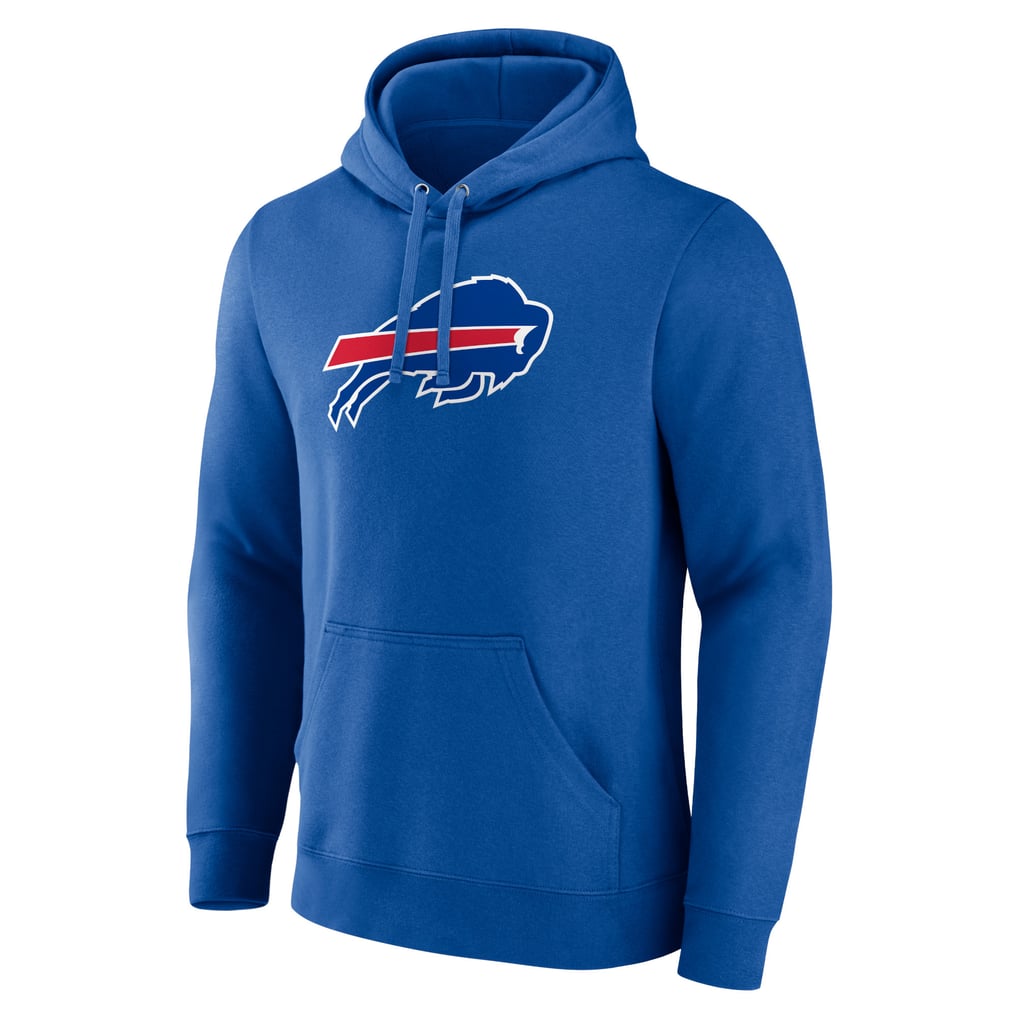 Buffalo Bills Primary Logo Fitted Pullover Hoodie - Royal