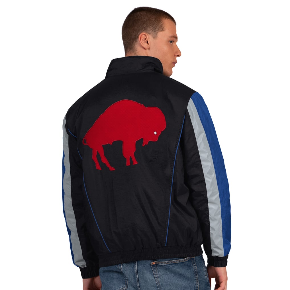 Buffalo Bills Starter Thursday Night Gridiron Vintage Logo Half-Zip Jacket - Black