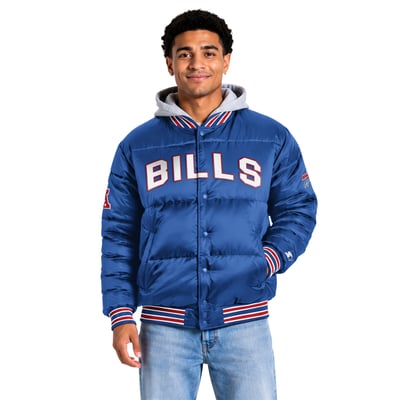 Buffalo Bills Starter Bronx Full-Snap Puffer Jacket - Royal