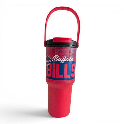 Buffalo Bills Pegasus 24oz. Speckled Gradient Stainless Steel Dual Top Water Bottle