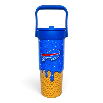 Buffalo Bills Pegasus 32oz. Ice Cream Logo Cone Stainless Steel ProCarry Tumbler