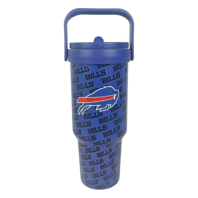 Buffalo Bills Pegasus 40oz. 5-D Logo Wordmark Stainless Steel ProCarry Tumbler