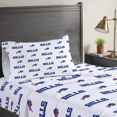 Buffalo Bills Pegasus Three-Piece Twin Sheet Set