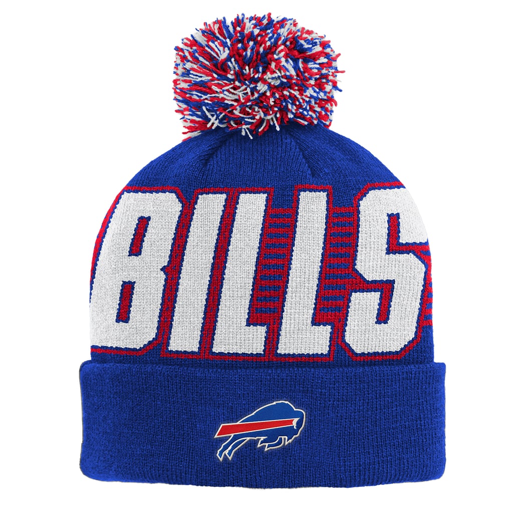 Knit Stuff Preschool Buffalo Bills Outerstuff Royal Cuffed Knit Hat with Pom