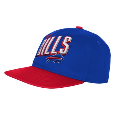 Buffalo Bills Outerstuff Preschool Wordmark Snapback Hat - Royal/Red