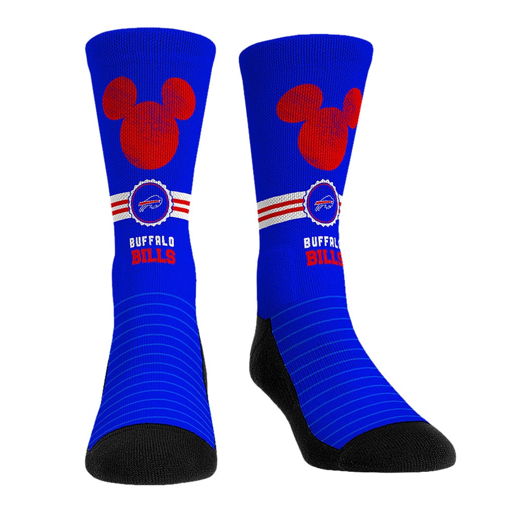 Buffalo Bills Rock Em Socks Unisex Disney Three-Pack Crew Socks Set