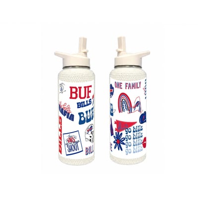 Buffalo Bills The Memory Company 34oz. Bling Quencher Bottle