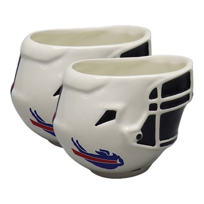 Buffalo Bills The Memory Company Two-Piece 6oz. Football Helmet Bowl Set