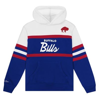 Buffalo Bills Mitchell & Ness Toddler Head Coach Hoodie - Royal