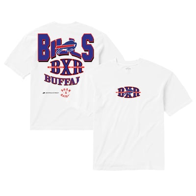 Buffalo Bills Born x Raised Unisex Block Letter T-Shirt - White