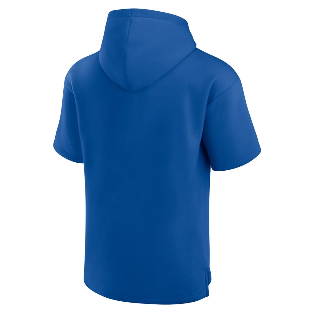  Buffalo Bills Fanatics Unisex Elements Ready Short Sleeve Pullover Hoodie - Royal