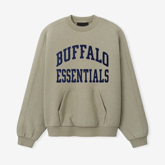 Buffalo Bills Fear of God x NFL Unisex 90s Relaxed Sweatshirt - Heather Gray