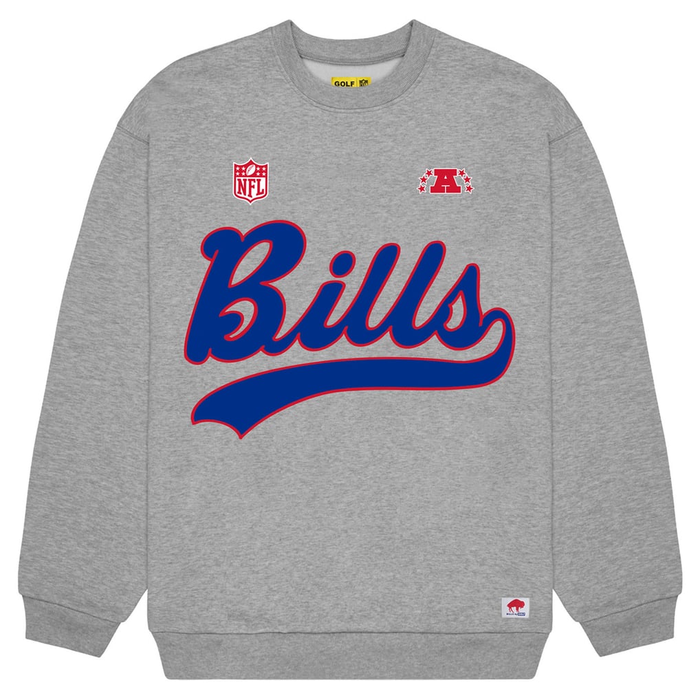 Buffalo Bills Golf Wang Unisex Sweatshirt  - Heather Gray