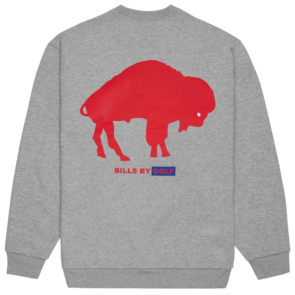 Buffalo Bills Golf Wang Unisex Sweatshirt  - Heather Gray