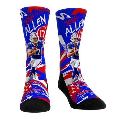 Josh Allen Buffalo Bills Rock Em Unisex Playmaker Crew Socks